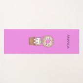 Roze unicorn yogamat (Voorkant (horizontaal))