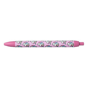 Roze Unicorn Zwarte Inkt Pen