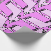 Roze Unicorns Cadeaupapier (Hoek)