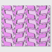 Roze Unicorns Cadeaupapier (Vlak)