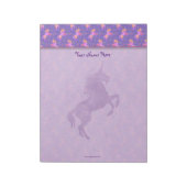 Roze Unicorns Notitieblok (Linkerzijde)