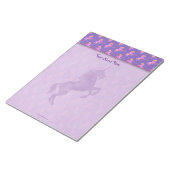 Roze Unicorns Notitieblok (Schuin)
