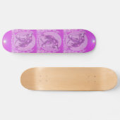 Roze Unicorns Skateboard (Horizontaal)