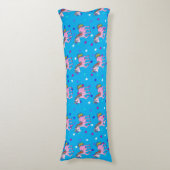 Roze Unicorns & Star Print Body Pillow Lichaamskussen (Voorkant Verticaal)
