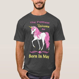 roze Unicorns worden geboren in mei aanstaande T-shirt