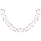 Roze Uniefactrice Flag Bunting Vlaggetjes (Alle)