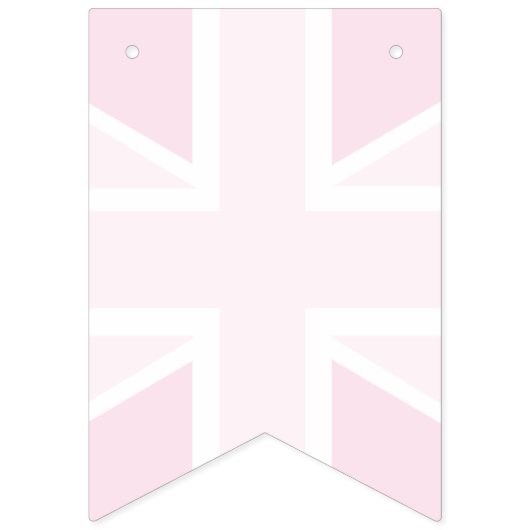 Roze Uniefactrice Flag Bunting Vlaggetjes (Tweede vlag)