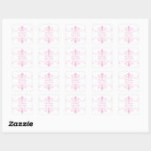 Roze v2 Fancy Versiering sparen de Stickers van de (Vel)