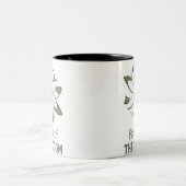 Roze Vader van de Groom  Tweekleurige Koffiemok (Center)