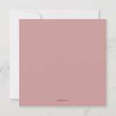 Roze Vaftisi Kaart (Achterkant)