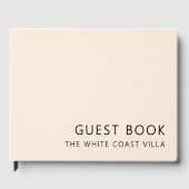 Roze Vakantiehuis QR Code Reacties Gastenboek (Voorkant)