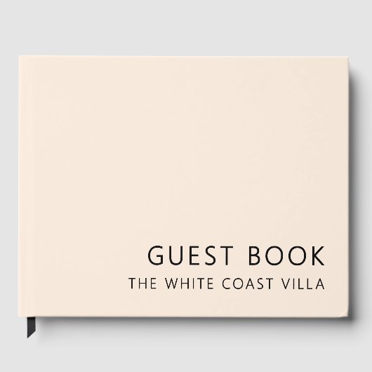 Roze Vakantiehuis QR Code Reacties Gastenboek (Voorkant)