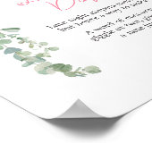 Roze Valentijn ballon late night luiers Poster (Hoek)