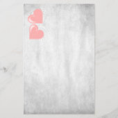 Roze Valentijn Gepersonaliseerde artikelen Briefpapier (Achterkant)