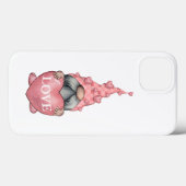 Roze Valentijn Gnoom met hart Clipart Case-Mate iPhone Case (Achterkant (horizontaal))