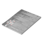 Roze Valentijn Harten Boom Gepersonaliseerd Notiti Notitieblok (Linkerzijde)