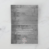 Roze Valentijn Harten Wenskaart Boom Kaart (Binnen)