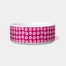 Roze Valentijn Heart Paw Print Patroon