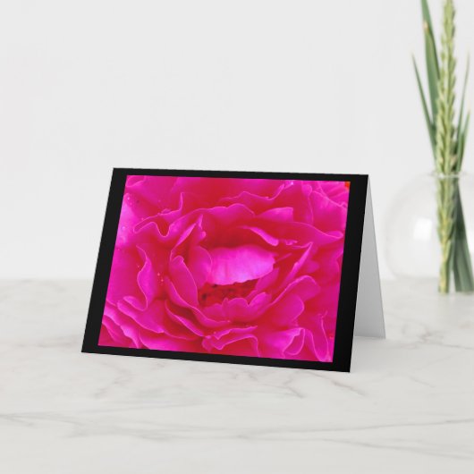 Roze Valentijn II Feestdagen Kaart (Voorkant)