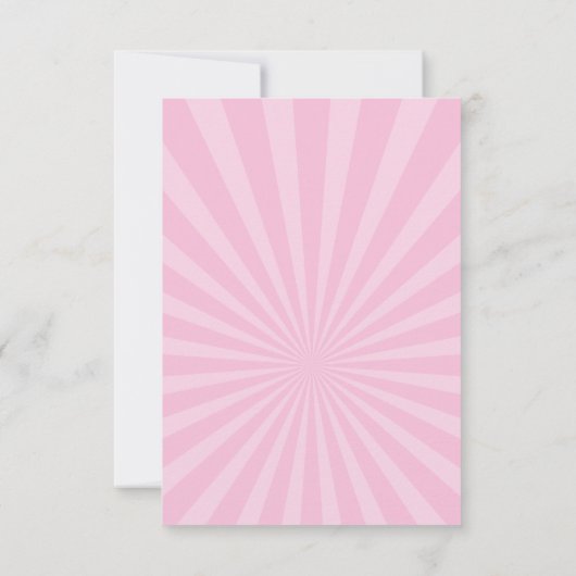 Roze Valentijn-kaarten voor voetzoekers in de klas Kaart (Achterkant)