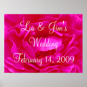 Roze Valentijn Poster