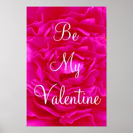 Roze Valentijn Poster (Voorkant)