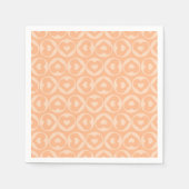 Roze Valentijn van het Heart Love Pattern Servet (Voorkant)