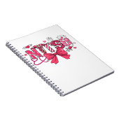 Roze Valentijn Verpleegster, Valentijn Coquette Bo Notitieboek (Rechterzijde)