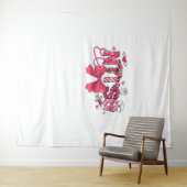 Roze Valentijn Verpleegster, Valentijn Coquette Bo Wandkleed (In Situ (horizontaal))