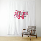 Roze Valentijn Verpleegster, Valentijn Coquette Bo Wandkleed (In situ)