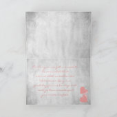 Roze Valentijn Wenskaart Kaart (Binnen)