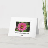roze valentijnen feestdagen kaart (Achterkant)