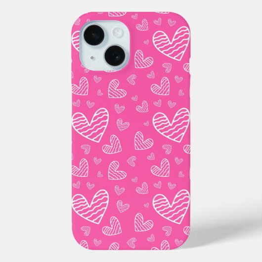 Roze Valentijns Case-Mate iPhone Case (Achterkant)