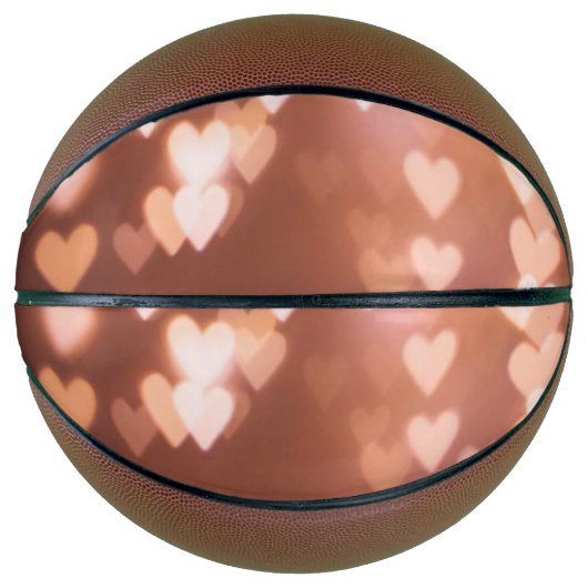 ROZE VALENTIJN'S DAG HARTEN BASKETBAL (Voorkant)