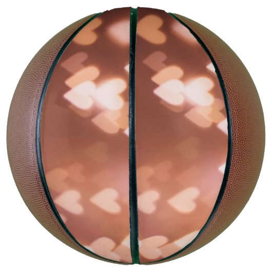 ROZE VALENTIJN'S DAG HARTEN BASKETBAL (Verticaal)