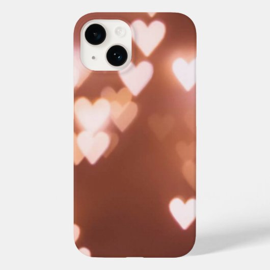 ROZE VALENTIJN'S DAG HARTEN Case-Mate iPhone CASE (Achterkant)
