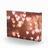 ROZE VALENTIJN'S DAG HARTEN FOTOBLOKKEN (Rechts)