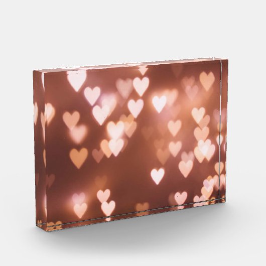 ROZE VALENTIJN'S DAG HARTEN FOTOBLOKKEN (Links)