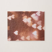 ROZE VALENTIJN'S DAG HARTEN LEGPUZZEL (Horizontaal)