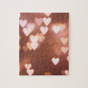 ROZE VALENTIJN'S DAG HARTEN LEGPUZZEL
