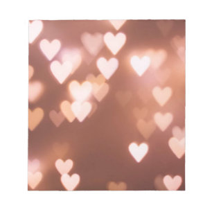 ROZE VALENTIJN'S DAG HARTEN NOTITIEBLOK