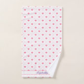 Roze Valentijnsdag Collectie Bad Handdoek (Handdoek)