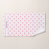 Roze Valentijnsdag Collectie Bad Handdoek (Handdoek)