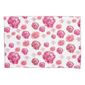 Roze Valentijnsdag Kussensloop (Voorkant-Links)