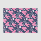 Roze Valentijnsdag voor hardeschets Tissuepapier (Voorkant)