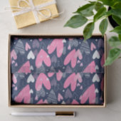 Roze Valentijnsdag voor hardeschets Tissuepapier (Geschenk)