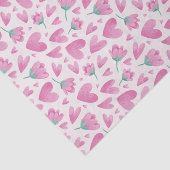 Roze Valentijnsdag voor het ventilatorventilator Tissuepapier (Detail)