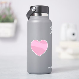 Roze Valentijnse  Hart Sticker