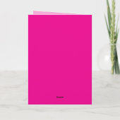 Roze Valentijnskaart "voor mijn betere helft" Aankondiging (Achterkant)