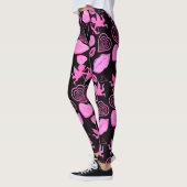 Roze Valentijnspatroon Leggings (Links)